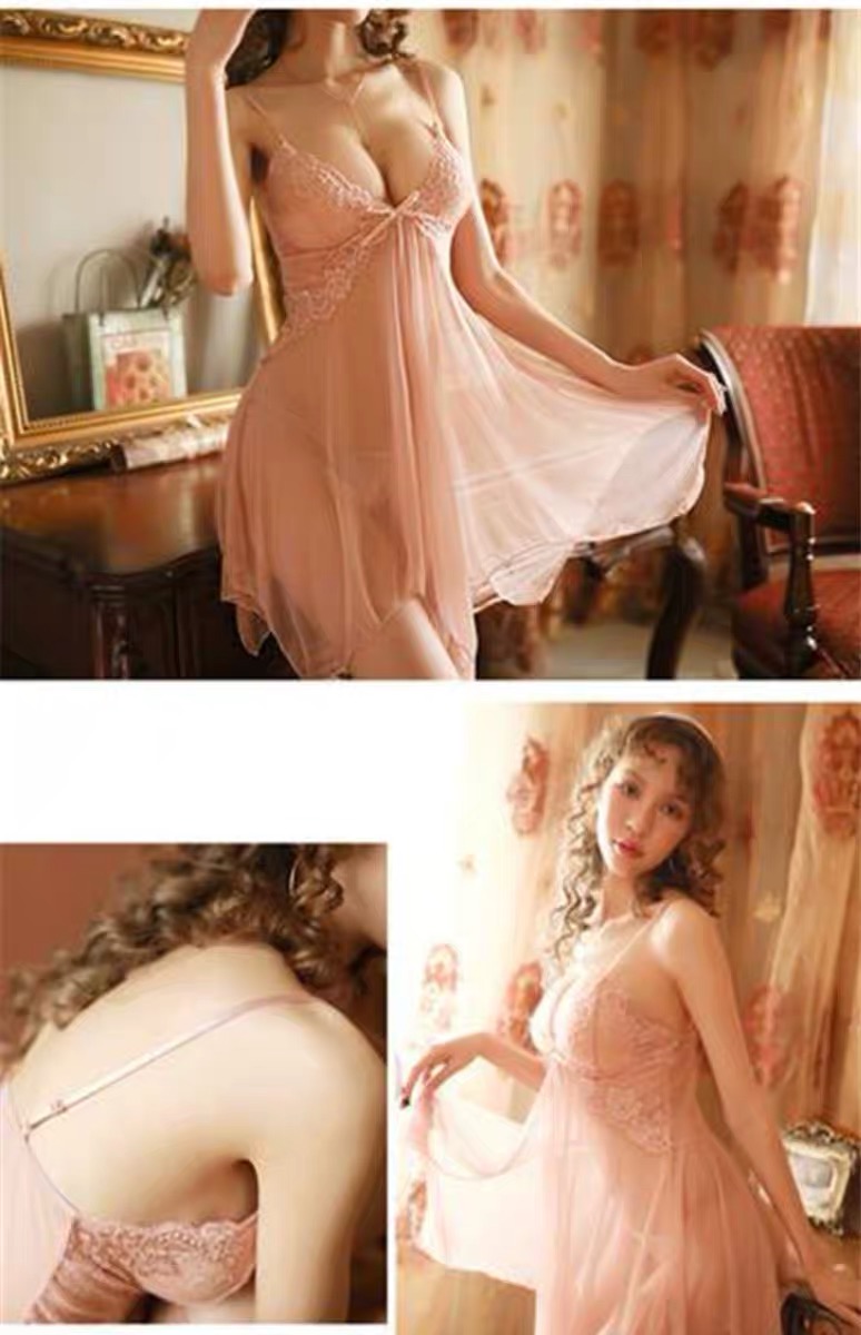 ชุดเซ็กซี่ ซีทรู ชุดสายเดี่ยว สีขาว แต่งลูกไม้ช่วงอก งานเกรดพรีเมี่ยม เนื้อผ้ามีน้ำหนัก ทิ้งตัว สวยมากๆคะ งานลูกไม้หรูสุดๆ + G-string เข้าชุดคะ สำเนา สำเนา