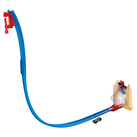 Z Ultimate Spider-Man Hot Wheels Web Swing Drop-Out Track Set by Mattel