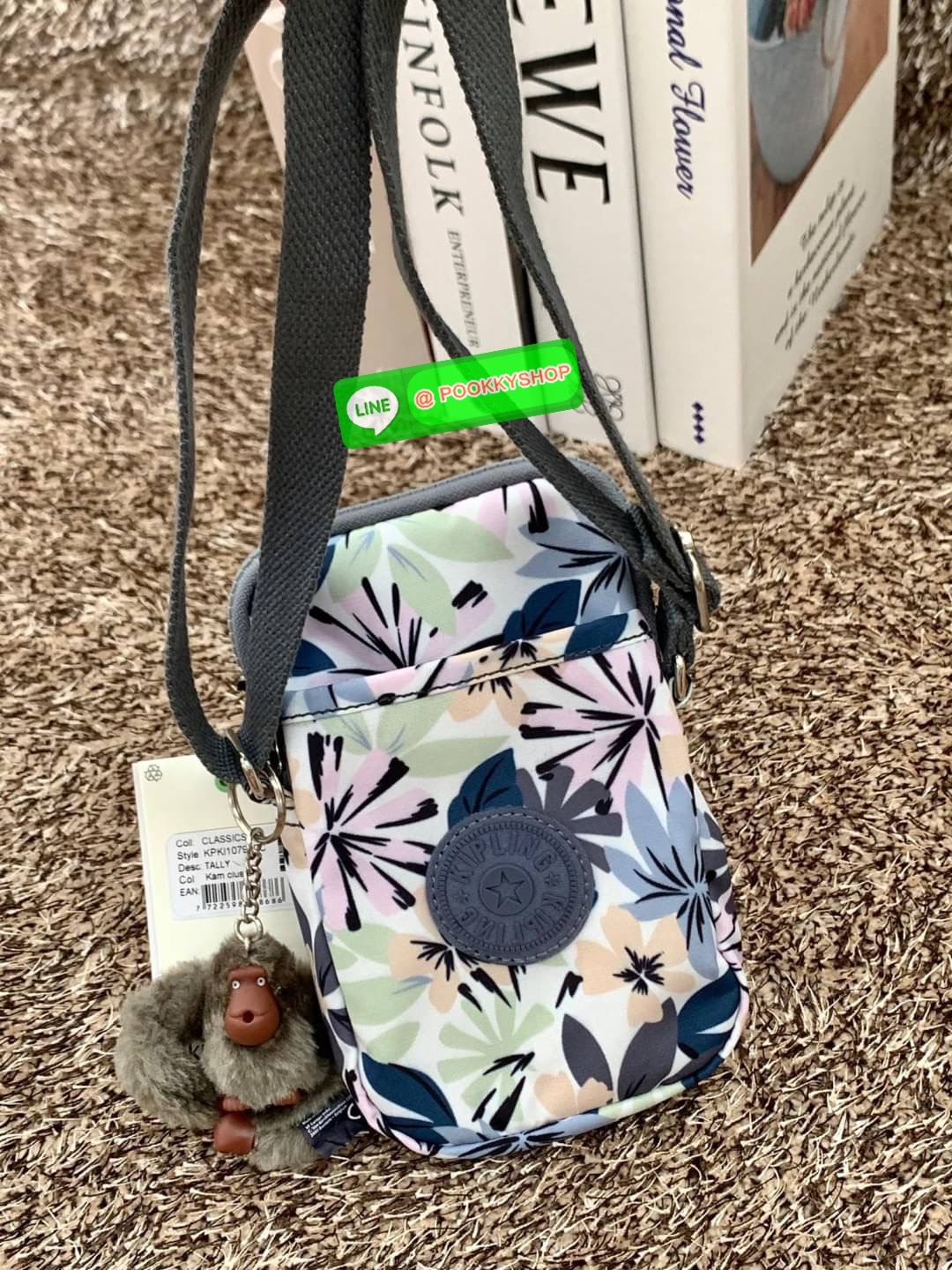 KIPLING TALLY KI1079 🎯ไม่มีใครไม่รู้จักกับแบรนด์ดังฝั่งเบลเยียม อีกหนึ่งแบรนด์ที่สาวๆต้องมีติดตัวอย่างน้อย1ใบค่าา 🔺กระเป๋าสะพายข้าง วัสดุไนล่อนอย่างดี เคลือบกันน้ำ