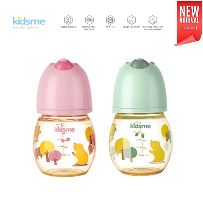 Kidsme ขวดนม PPSU ขนาด 150 มล. ลาย Teddy Bear