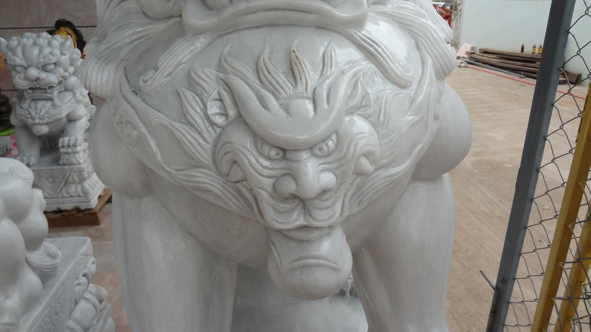 สิงโตปักกิ่ง ขนาด สูง 150 กว้าง 56 ยาว 88 เซนติเมตร