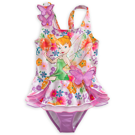 z Tinkerbell deluxe swimsuit for girls(size 5/6)(18/24 month)(พร้อมส่ง)