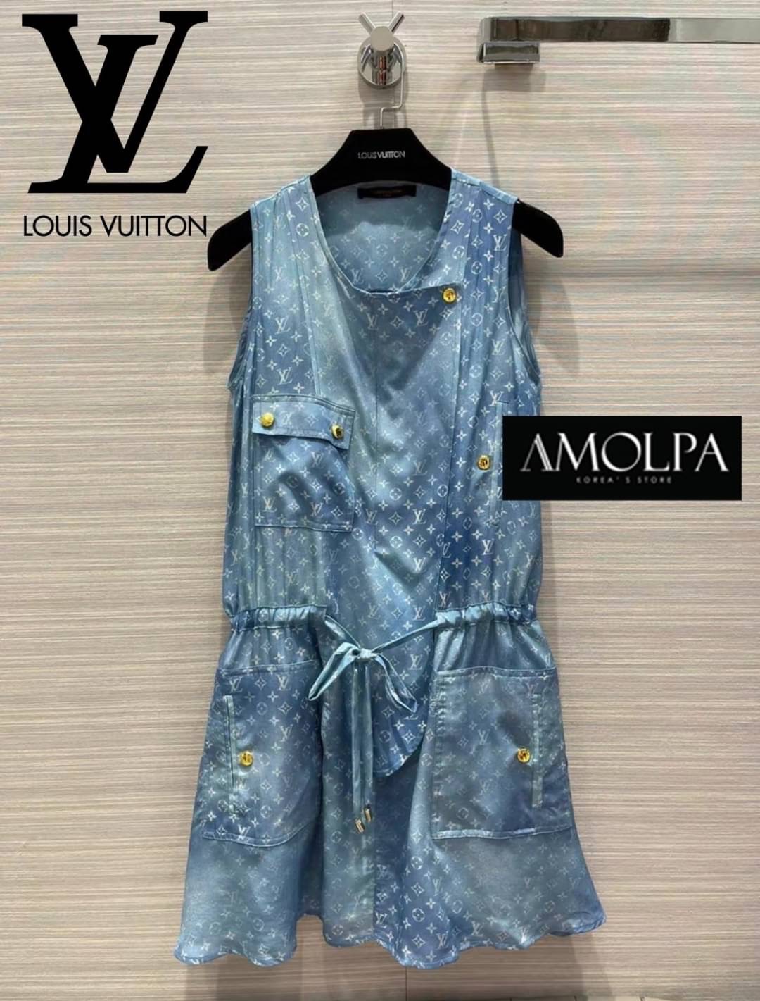 งาน HIEND มีแค่ที่นี่ที่เดียว!!! พร้อมส่ง!! DRESS LV PRINT 2021-SS เนื้อผ้าดีม๊ากกกก ผ้าใส่สบายมากกกก ห้ามพลาดเลยนะคะ ใส่สบายสุดๆ !! งานสวยงานดีต้องแบรนด์AMOLPA เท่านั้น !! ❤️NEW IN TODAY BY AMOLPA❤️ แบรนด์ - LV ป้าย TAG LV Detail - DRESS LV