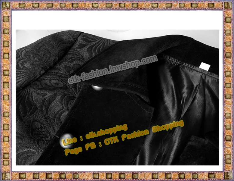 พรีออเดอร์ เสื้อ/เสื้อคลุมเจ้าชาย แฟชั่นผู้ชายสไตล์ยุโรป ชุดสไตล์เจ้าชายยุโรป