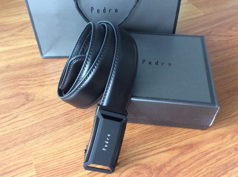 DON'T MISS! PEDRO MEN LEATHER BELT (Free Size) เข็มขัดหนังรุ่นใหม่ล่าสุดจาก PEDRO MEN หัวเข็มขัดโลหะอะไหล่ดำ แบบเรียบ โลโก้แบรนด์ที่หัวเข็มขัด คุณภาพดีตามแบบฉบับของแบรนด์ สายเข็มขัดหนังเรียบสีดำ สายปรับใช้เข้าได้กับทุกชุด มาพร้อมกล่องและถุงกระดาษแบรน