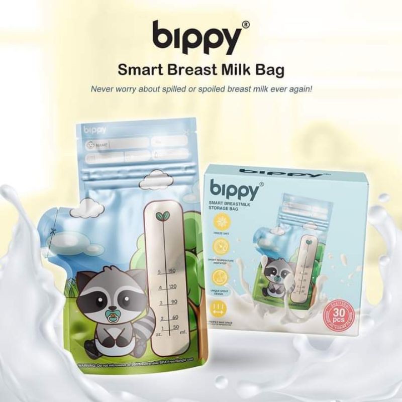 Bippy Smart Breastmilk Storage Bag ถุงเก็บน้ำนมอัจฉริยะ