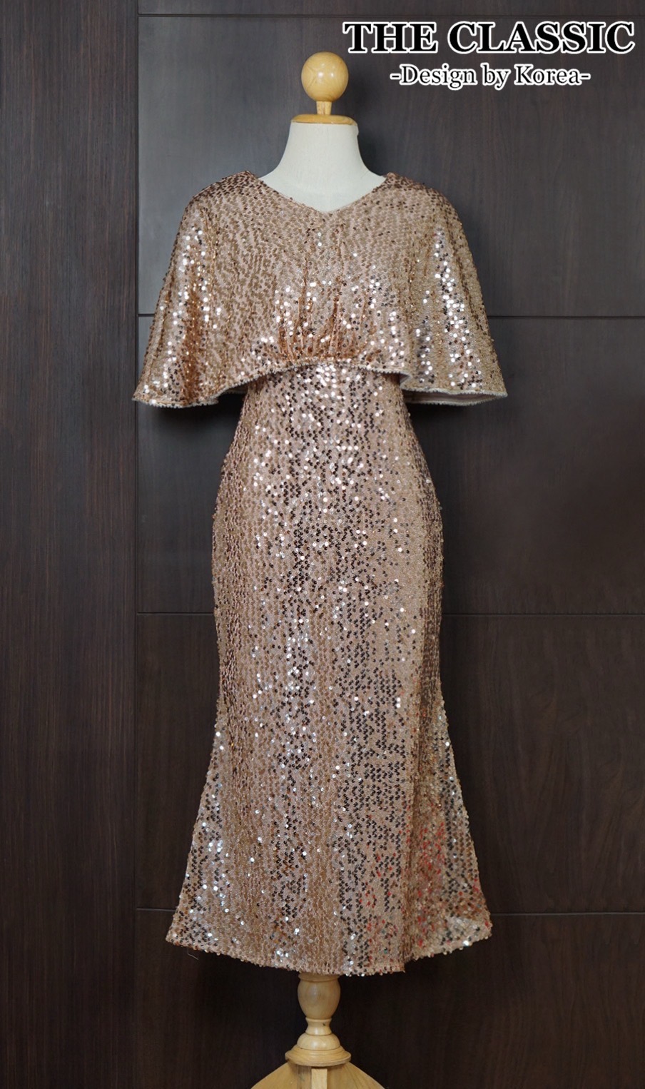 เดรสแฟชั่น เดรสออกงานปักเลื่อม ใช้ผ้าเนื้อดีปักเลื่อมเนื้อผ้ายืดขยาดได้ ปักแน่นมีน้ำหนัก
