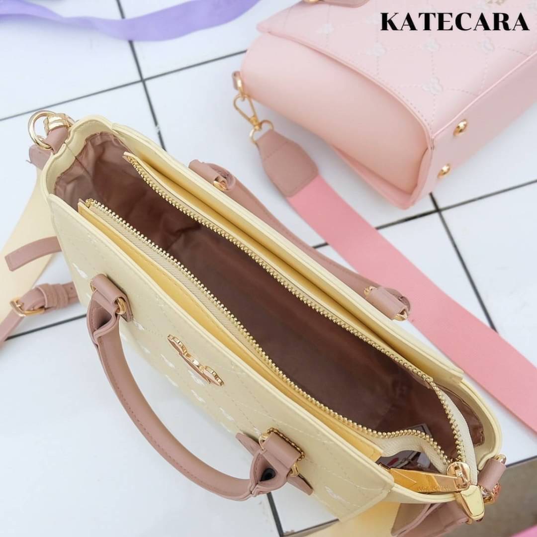 ว๊าวววๆๆ สวยมาก แบรนด์แท้ KATECARA สีพาสเทลหน้ามิกกี้ มี2 สาย ใบใหญ่ งานสวยมากๆ คะ