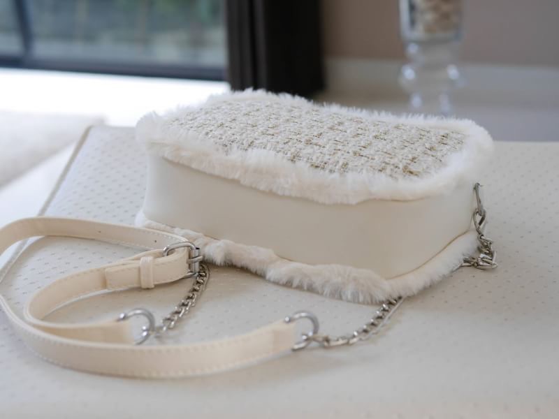 กระเป๋าแฟชั่น นำเข้า BY "BKK.BASIC♡" รุ่น "TWEDDY BOX" กระเป๋าทรง CROSSBODY