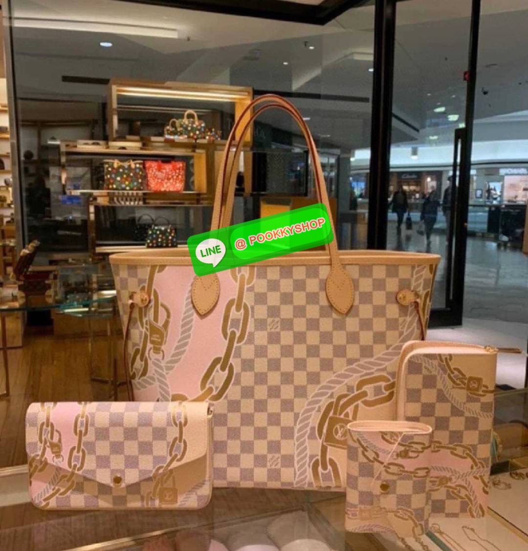 NEW IN!! LV 2IN1 TOTE SET WITH NAUTICAL PRINT ดีไซน์ใหม่ต้อนรับฤดูร้อน กับกระเป๋าสะพายไหล่ใบใหญ่ทรง tote มาพร้อมใบลูก พรีเมี่ยมกิ๊ฟสุดคุ้ม!! คลาสสิคที่สุด เป็นอีกรุ่นที่มีคนใช้เยอะมากๆ โทนสีละมุน วัสดุหนังแคนวาสปั๊มลายเต็มใบ ปากกระเป๋ามีหูเกี่ยว ด้านข้างม