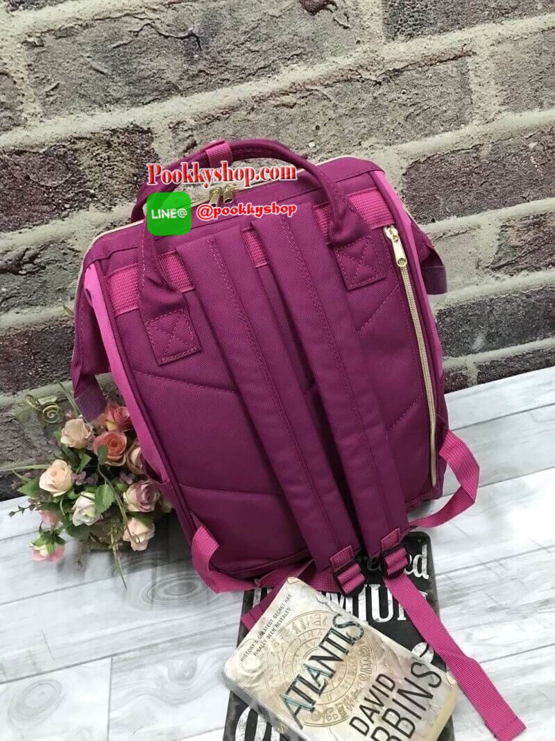 สีใหม่พร้อมส่งกับรุ่นANELLO REGULAR BACKPACK - MOUTHPIECE SERIES ขนาดคลาสสิค แบรนด์ดังสุดฮิตที่กำลังดังในประเทศญี่ปุ่น กระเป๋าเป้สไตล์คาวาอิ รูปทรงแปลกใหม่มีสไตล์เป็นของตัวเอง วัสดุผ้าแคนวาส ปากกระเป๋ากว้างมีโครง ง่ายสำหรับเวลาใส่สัมภาระ ภายในมีช่องเล็กแล