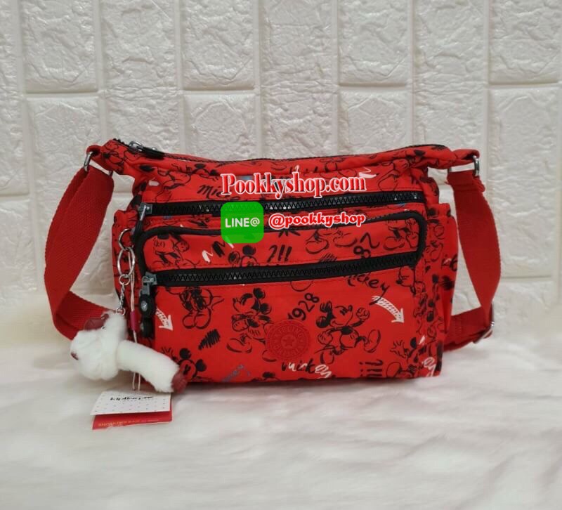 พร้อมส่ง KIPLING CROSSBODY BAG กระเป๋าสะพายพิมพ์ลายมิกกี้สีสันสดใส จุดเด่นมีช่องซิปหลายช่อง จุของได้เยอะและเป็นสัดส่วน มาพร้อมกับสายสะพายที่สามารถปรับระดับได้ จะสะพายข้างหรือสะพายแบบเฉียงก็ดูดีนะคะ รุ่นนี้ขอแนะนำเลยค่าาา