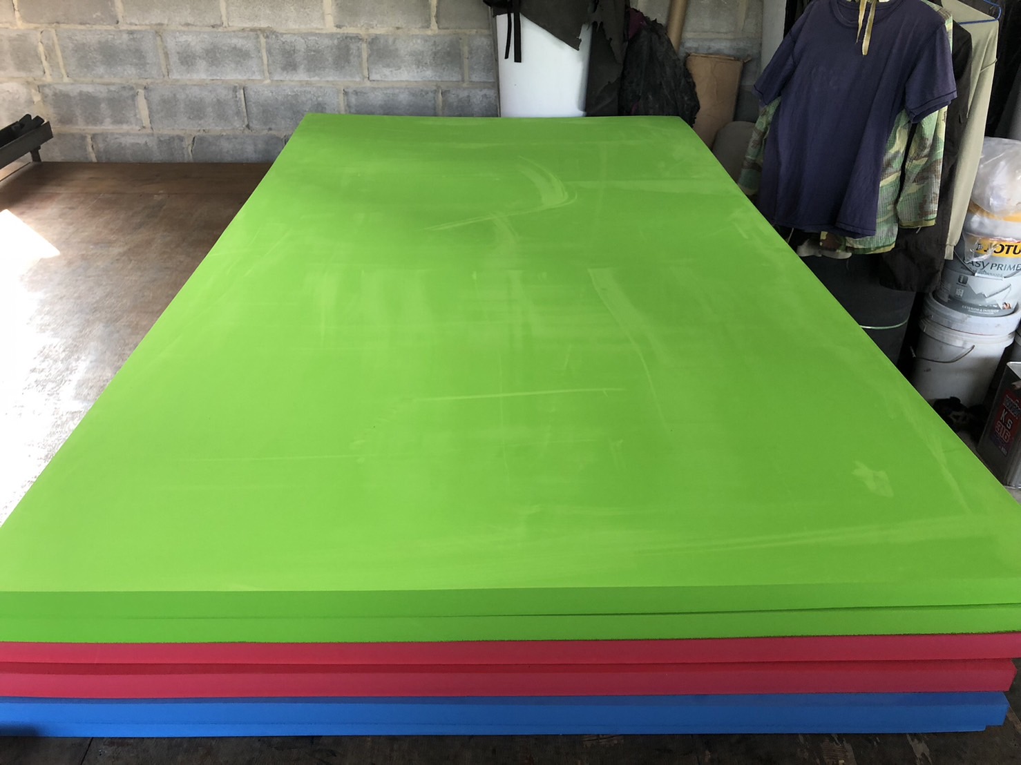 แพลอยน้ำเลือกสีได้ หนา 40 มม.ขนาด 130 x 230 ซม.