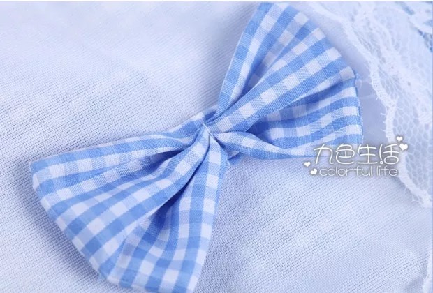 ชุดเมทสาว แสนสวย คอสเพลย์ ชุดสาวใช้ สุดเซ็กซี่สีฟ้าขาว +ผ้าคาดหัว และผ้ากันเปื้อน ในตัว สวยเก๋ น่ารักมากคะ