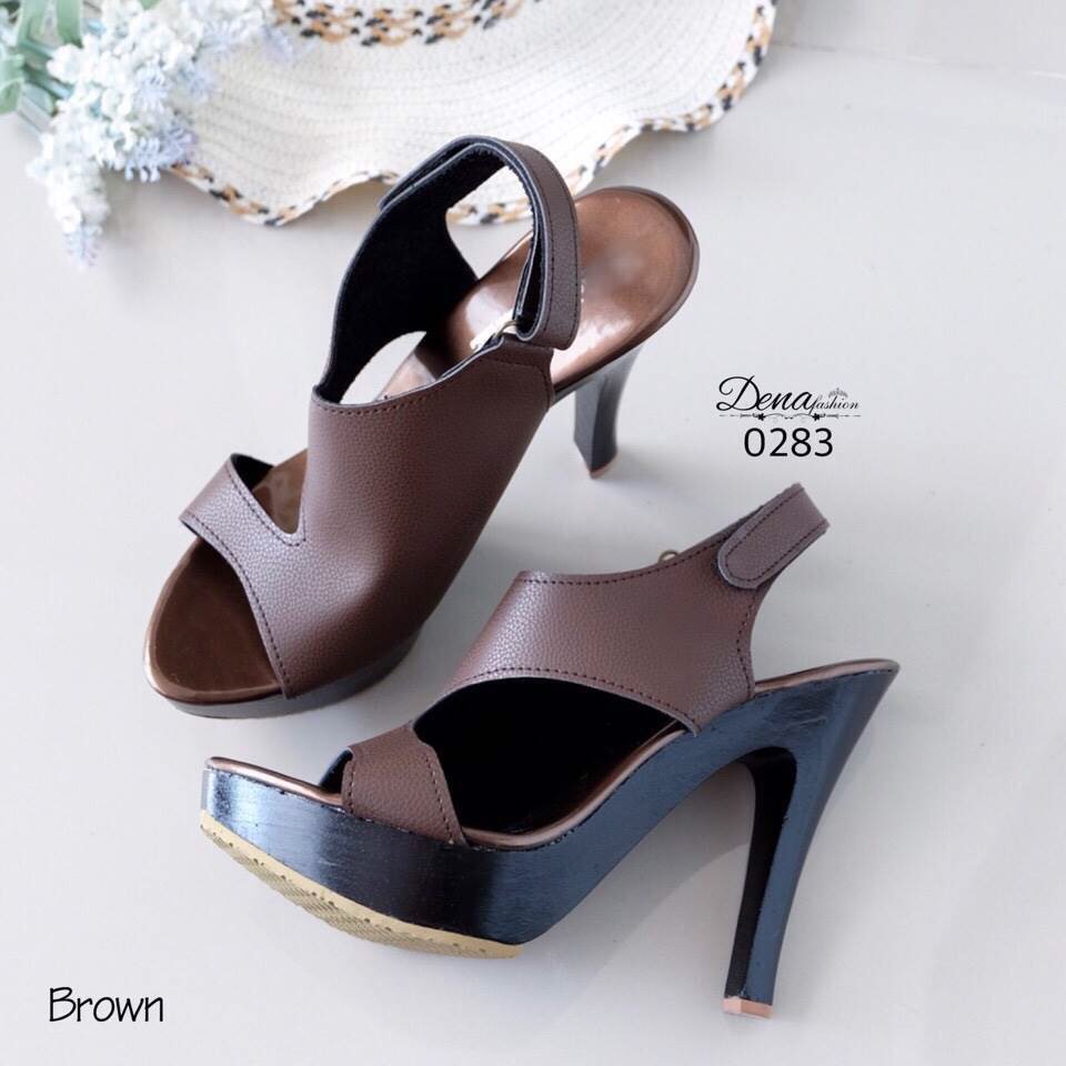 0283 ส้นสูงรัดข้อเมจิกเทป งานที่สาวๆรอคอยมาถึงแล้ว สวยเท่ห์ เพิ่มลุคมาดมั่นด้วยส้นสูงดีไซร์โฉบเฉี่ยว สายรัดข้อแบบเมจิกเทปทรงปิดหน้าเท้า เว้าโชว์ผิวด้านข้างเล็กน้อย งานส้นไม้สูงเพรียวมากๆค่ะ ดีไซน์สวยที่คุณไม่ควรพลาดอย่างแรง