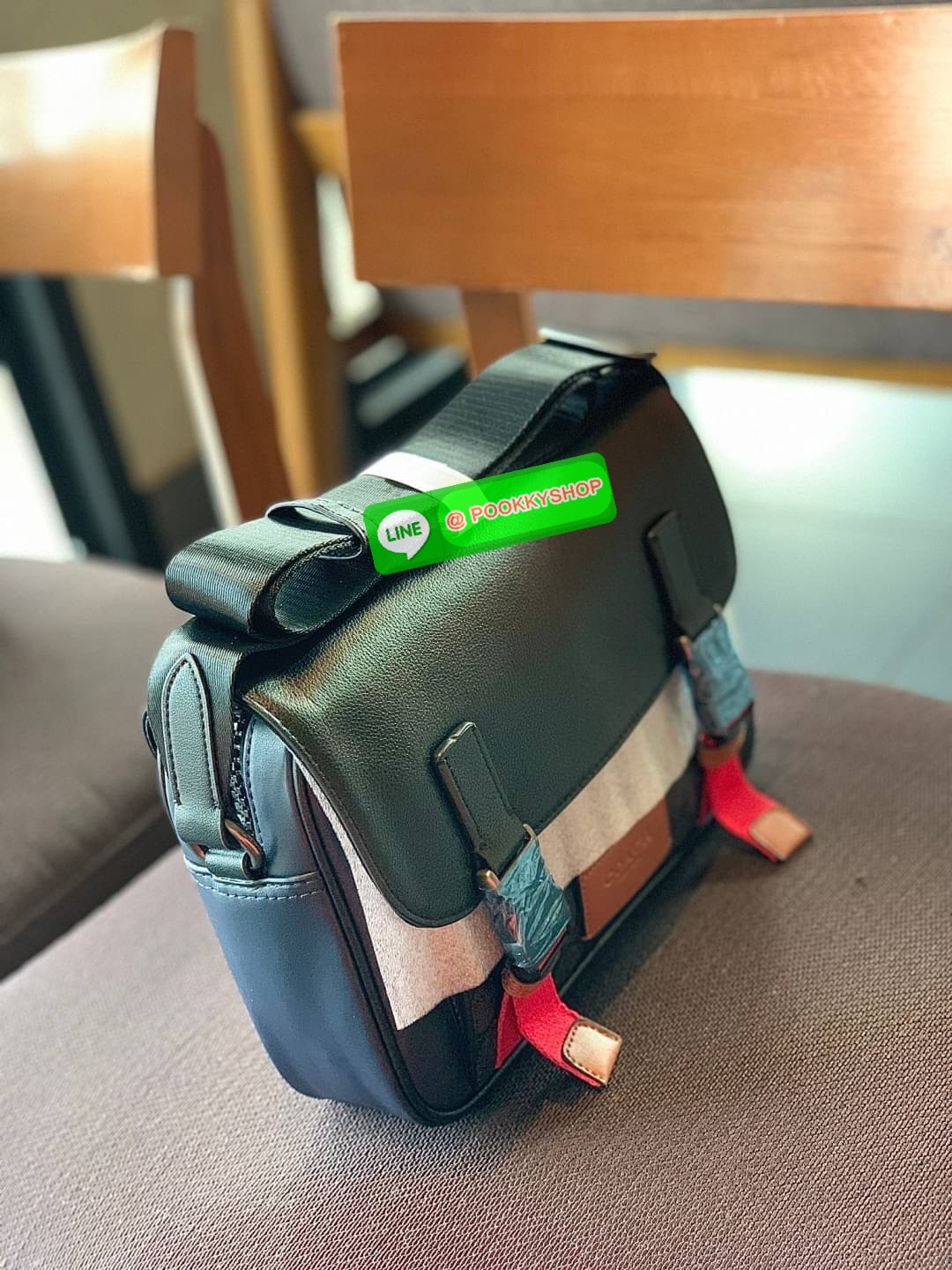 COACH TRACK CROSSBODY IN COLORBLOCK ((4141//4021)) พร้อมส่ง