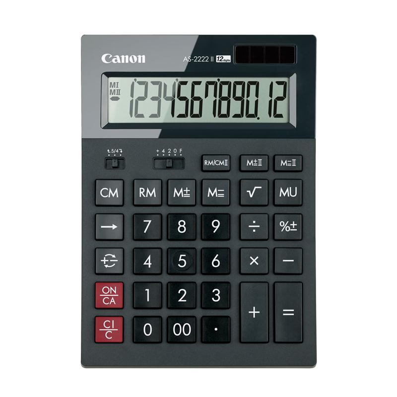 เครื่องคิดเลขตั้งโต๊ะ 12 หลัก Canon # AS-2222 II
