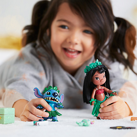 Disney Animators' Collection Lilo & Stitch Mini Doll Play Set - 5'' ของแท้ นำเข้าจากอเมริกา