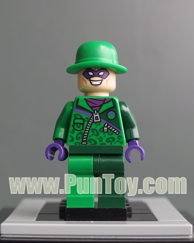 sh088: The Riddler - Green and Dark Green Zipper Outfit