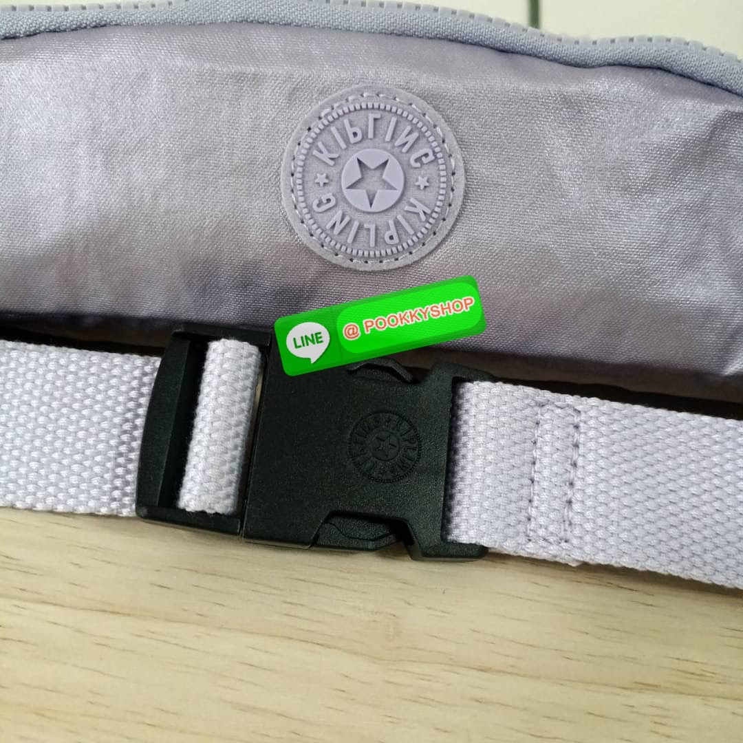 KIPLING YASEMINA Fanny Pack ซับในสีพื้น หัวซิปโลหะไม่มีอักษรแบรนด์ กระเป๋าคาดอกหรือคาดเอว วัสดุด้านนอก Nylon +polyester