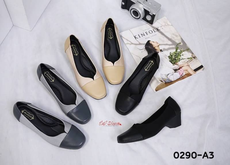 สินค้าพร้อมส่ง รองเท้าคัชชูส้นสูง วัสดุหนังPUบุผ้า พื้นบุนุ่ม ใส่สบายมาก รับน้ำหนักดี งานสวย สุภาพ ใส่ได้ทุกโอกาส ห้ามพลาดจัดเลยค่ะ