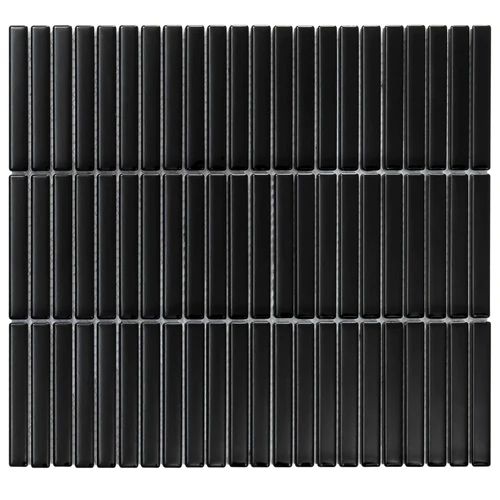 Kit Kat Mosaic : สีโมเดิร์นแบล็ค (สีดำเคลือบเงา) /แผ่น