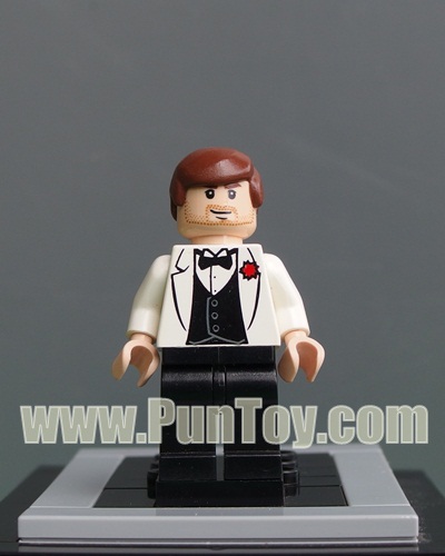 iaj024: Indiana Jones - White Tuxedo Jacket สีขาวจะออกเหลือง