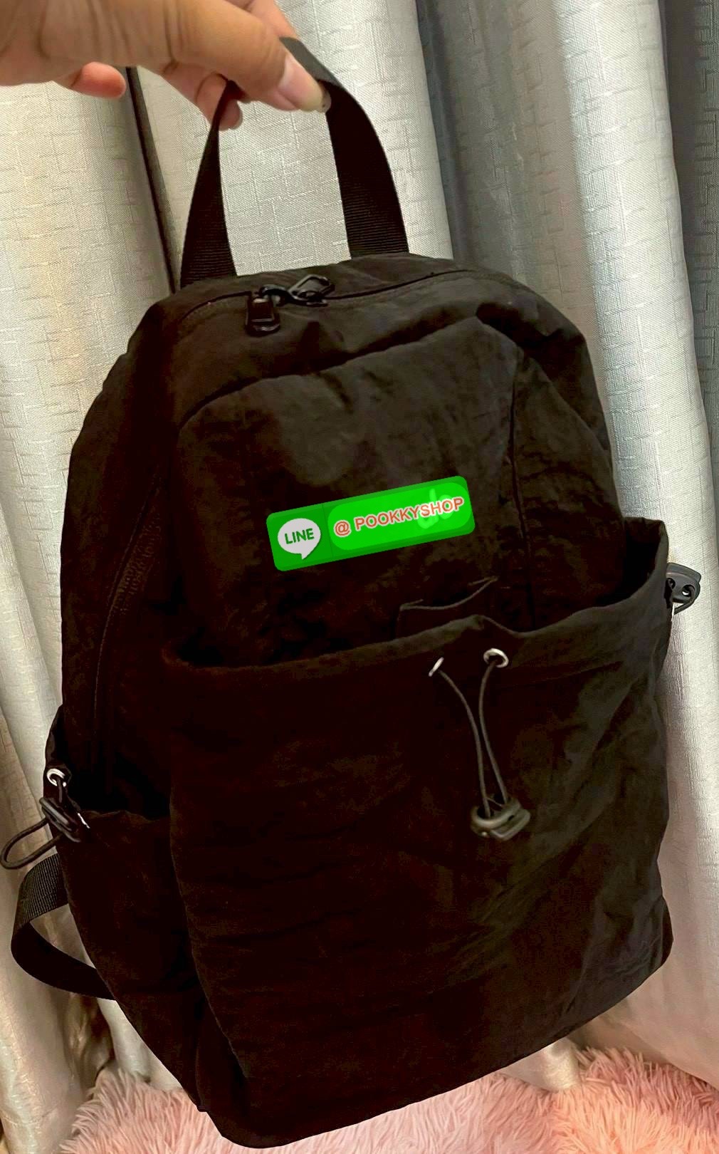 🩷กระเป๋าเป้ alo สะพายเท่ๆ 🩷 💕กำลังฮิต งานสวย เนื้อผ้าร่ม กันน้ำได้ 💕สะพายไปเดินป่า เข้าแคมป์ หรือใส่หนังสือได้หมด