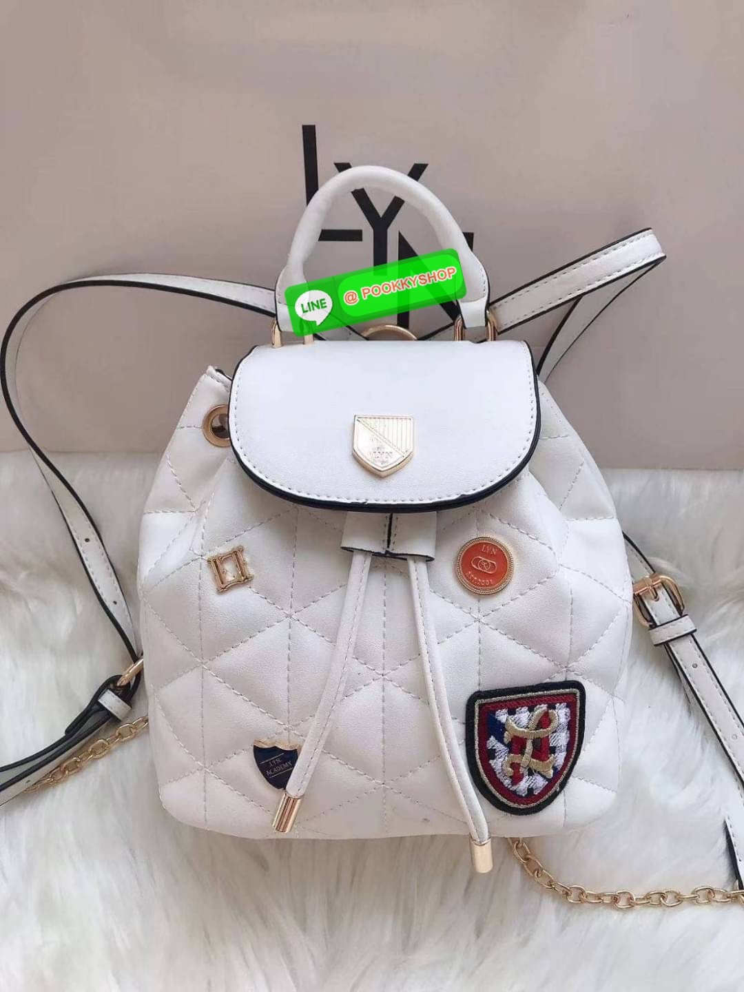 กระเป๋า Lyn เป็นเป้ได้ สะพายข้างได้ คอลเลคชั่นใหม่ งานแท้Outlet