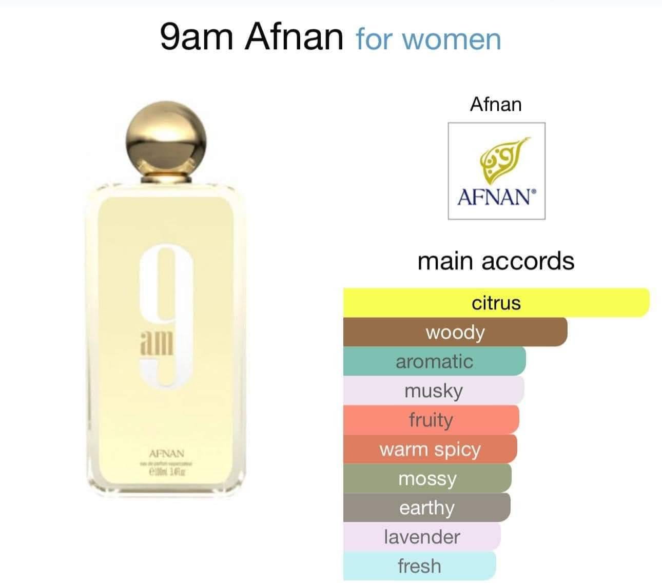 น้ำหอม Afnan 9 AM Pour Femme EDP 100ml