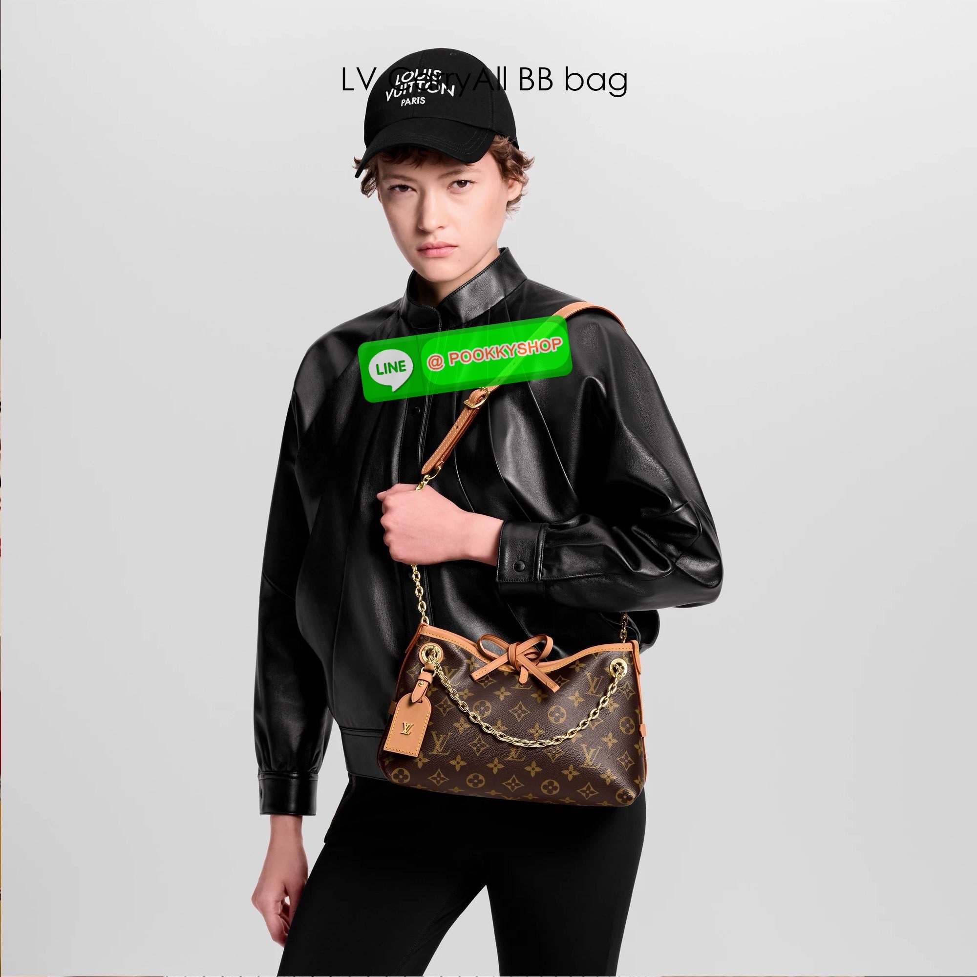 🕊️ พร้อมส่ง | LV CarryAll BB bag กระเป๋าสะพายแครี่ออล ไซส์ใหม่ ดีไซส์ใหม่สุดไอคอนิกปรับโฉมใหม่ประจำฤดูกาลในดีไซน์สุดชิค ตกแต่งสายโซ่สีทองงดงามด้วย Monogram Flower เสริมดีเทลอันเป็นเอกลักษณ์อย่างเนมแท็กหนังสีตัดกันเข้ากับสีเชือกรูดปิดกระเป๋าอย่างลง