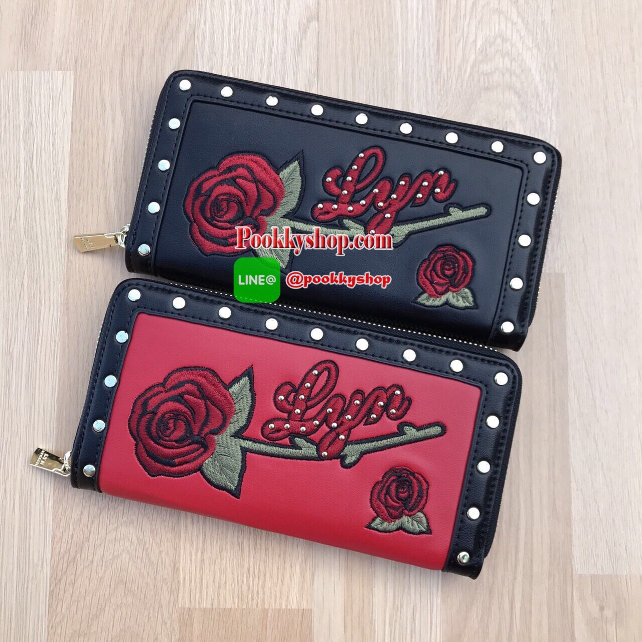 LYN Wallet Color : ดำ, แดง