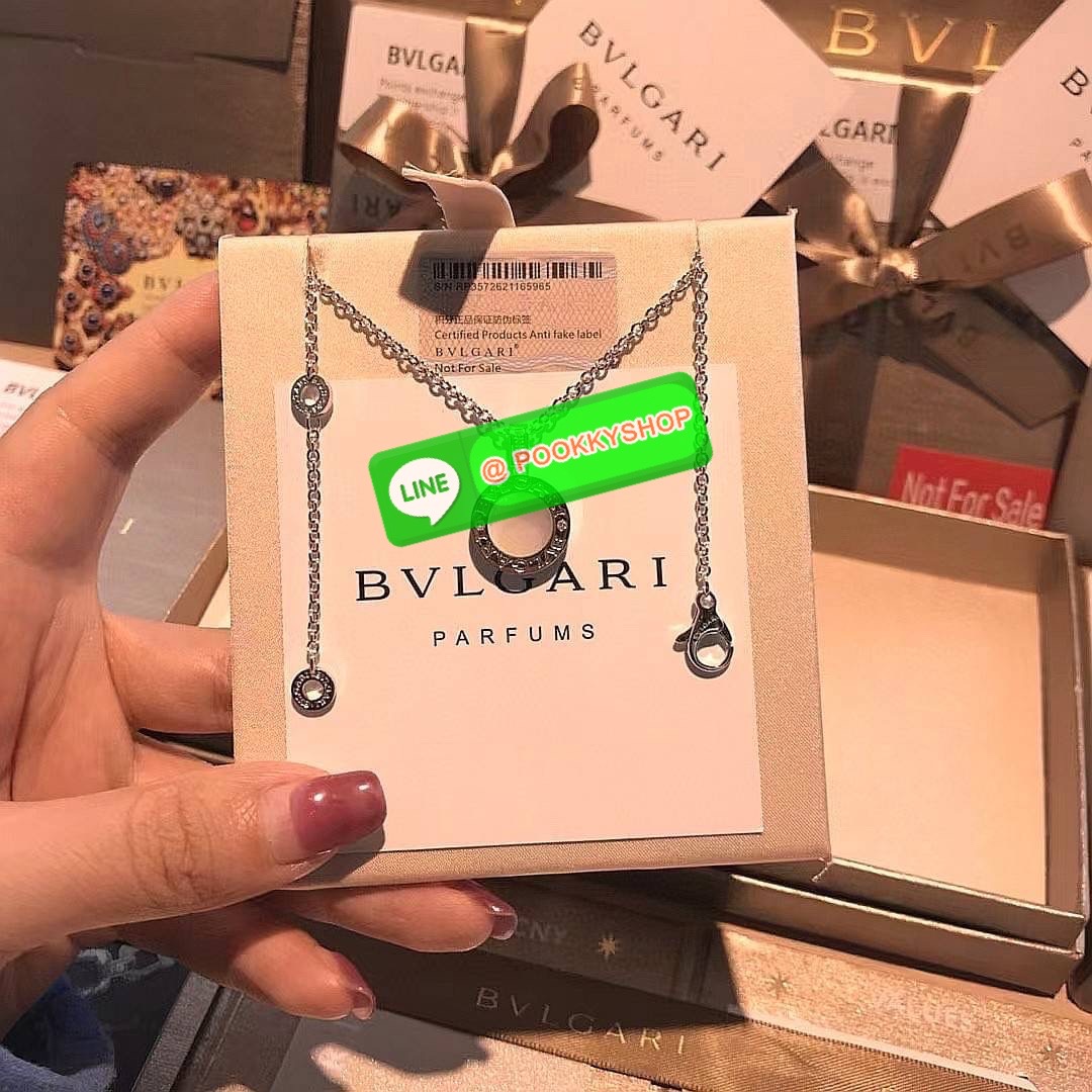 พร้อมส่งไอเท็มหายาก(!!) ห้ามพลาด(!!) Rare items(!) “BVLGARI” NECKLACE VIP GIFT WITH PURCHASE ORIGINAL PACKAGE (GWP) ของกำนัลสุดเลอค่าจากการแลกคะแนนสะสมสำหรับลูกค้า VIP BVLGARI PARFUMS Membership ไอเท็มหายากชวนสะสมดีไซน์โรมันสุดคลาสสิคสวยเลอค่าด้านหนึ่งสีด