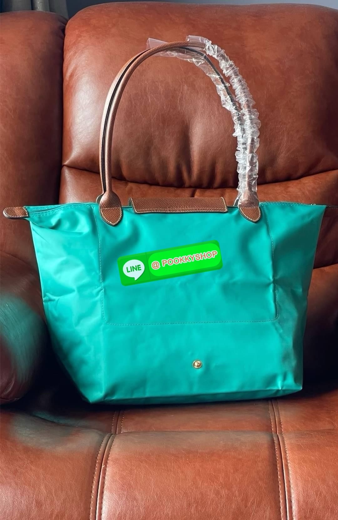 size L หูยาว ฝาน้ำตาล LONGCHAMP LE PLIAGE ORIGINAL SHOULDER BAG L ( หูยาว )กระเป๋าสะพายไหล่ รุ่น Original