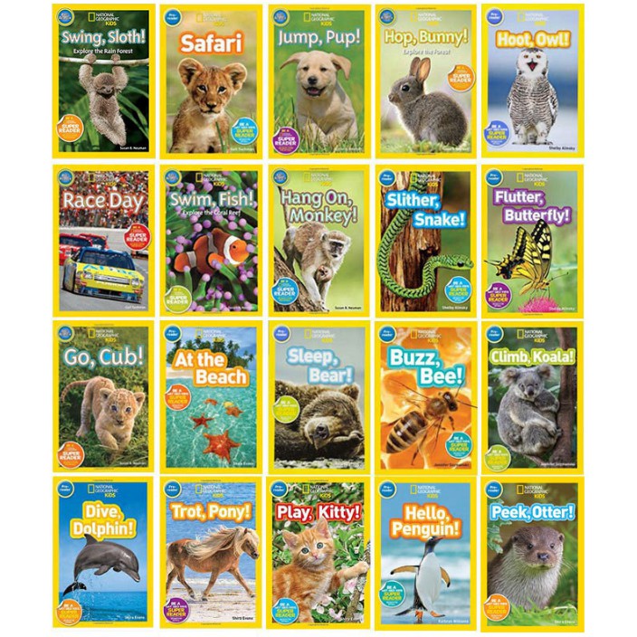หนังสือภาษาอังกฤษเด็ก National Geographic Kids Pre-Reader 20 เล่ม