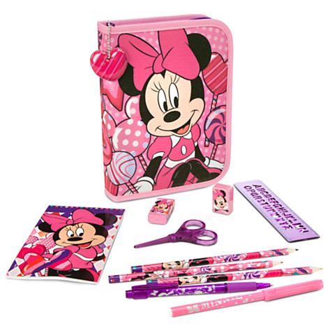 z Minnie Mouse Zip-Up Stationery Kit