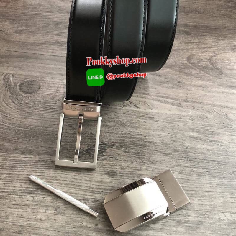 HUGO BOSS Belt and Buckle Set เซตสุดคุ้ม!! เข็มขัด + หัวเข็มขัด 2 ชิ้น จะมอบเป็นของขวัญหรือใช้เองก็แนะนำเลยค่าา