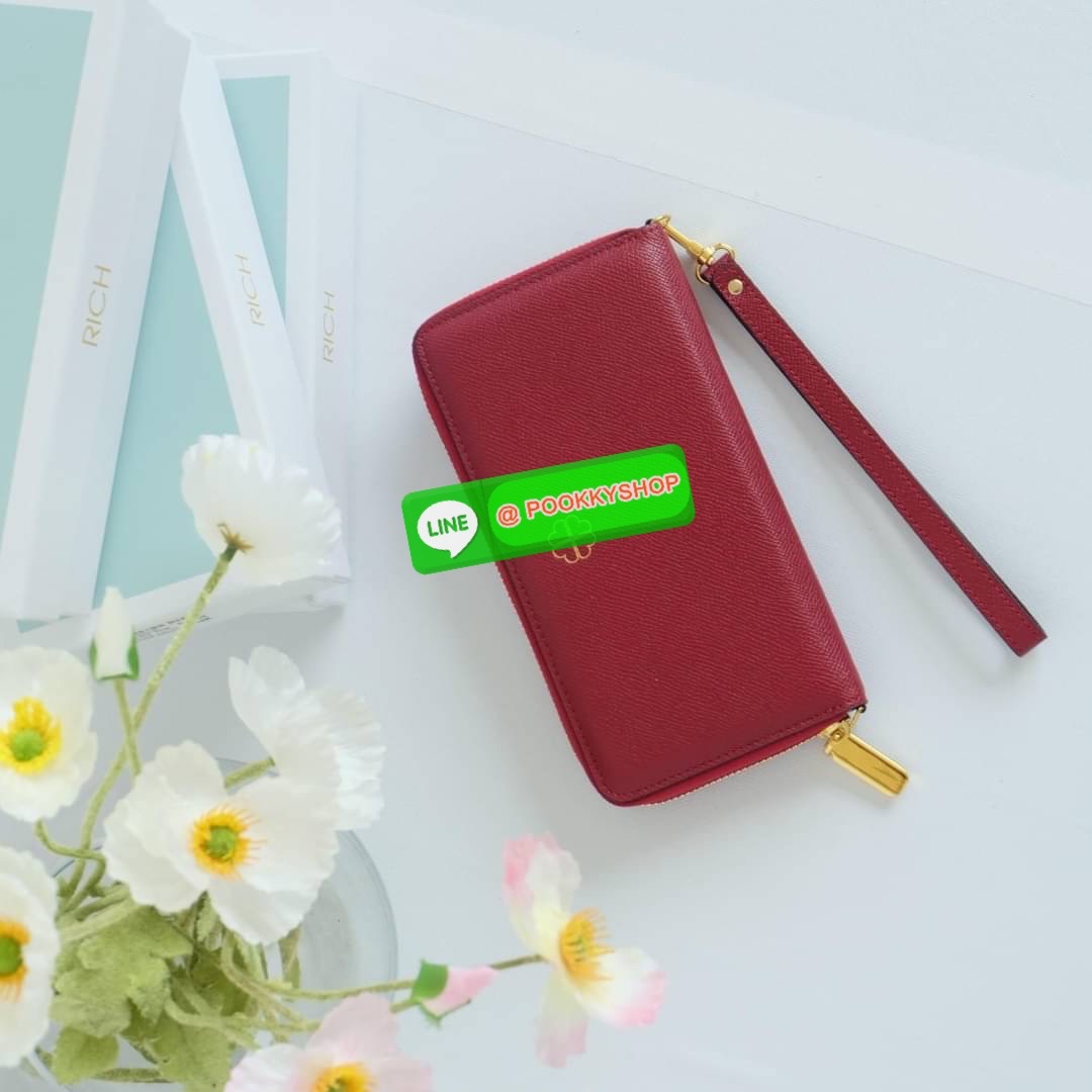 KEEP • Super Rich Collection 8 ( Long Wallet )• กระเป๋า สตางค์ขนาดยาว ซิปรอบ ภายใน จุของคุ้ม ใส่บัตร ใส่มือถือ มีช่องใส่เหรียญแยกอีกด้าน ใส่แบงค์พันได้ไม่ต้องพับ ใบจริงสวยมาก ได้ไปรับทรัพย์ทวีคูณแน่นอนค่ะ Don’t miss !!