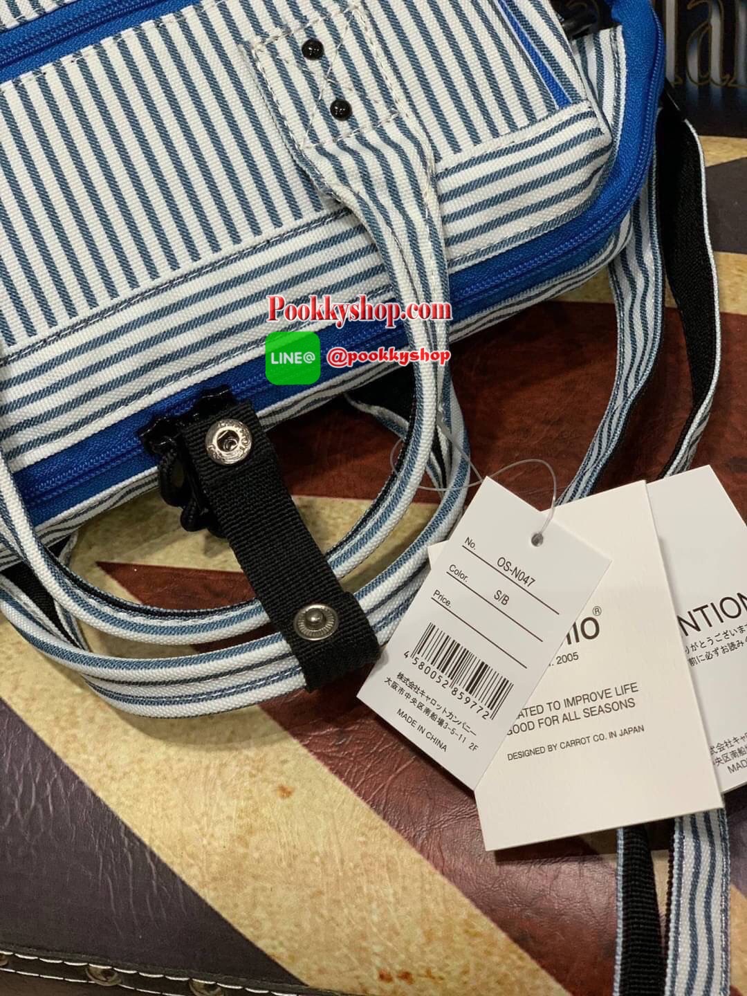 ANELLO MINI SHOULDER BAG MULTI COLOR OS-N047 กระเป๋าสะพายข้าง Multi Colors Collection สีสันสดใสสะดุดตา มี Logo เป็นยางนูนสีดำตัดกับสีกระเป๋า ทำให้ดูน่าใช้มากยิ่งขึ้น (Lining anello) วัสดุpolyester มีลักษณะเฉพาะตัวด้วยสี Two Tone ทั้งตัวกระเป๋า,ซิป,ก้นกระเ