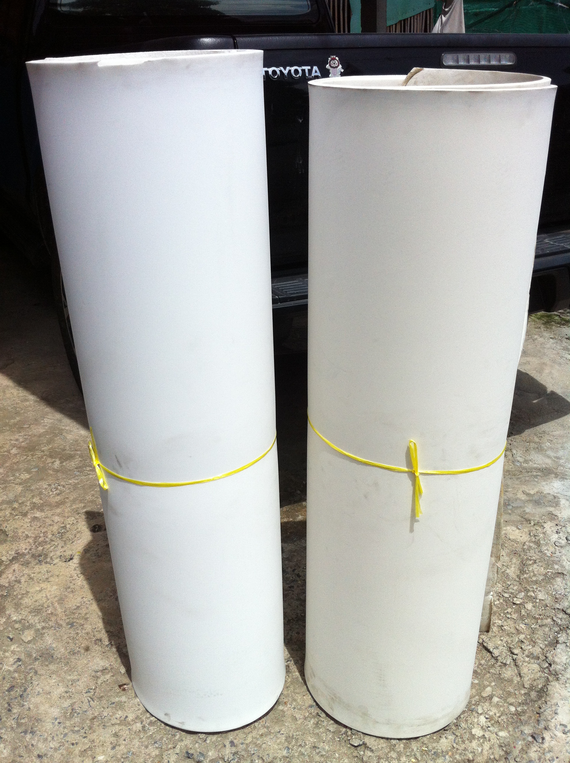 แผ่นยาง eva สีขาว หนา 2 มม.