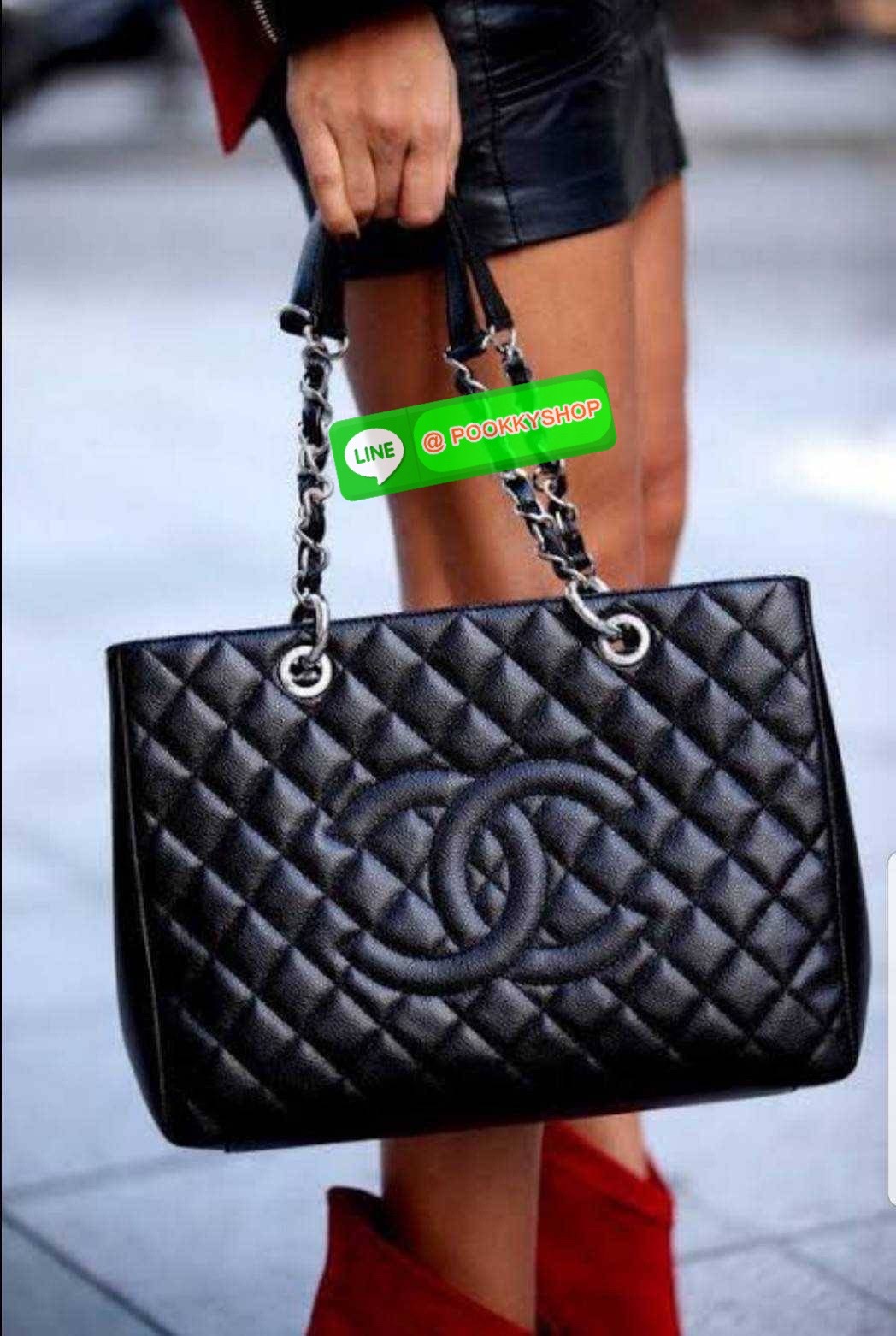 CHANEL BAG VIP GIFT WITH PURCHASE (GWP) จาก CHANEL DUTY FREE COUNTER (CHN546) กระเป๋าสะพาย รุ่น tote ทรงสวย ขนาดกำลังดี จุของได้เยอะ