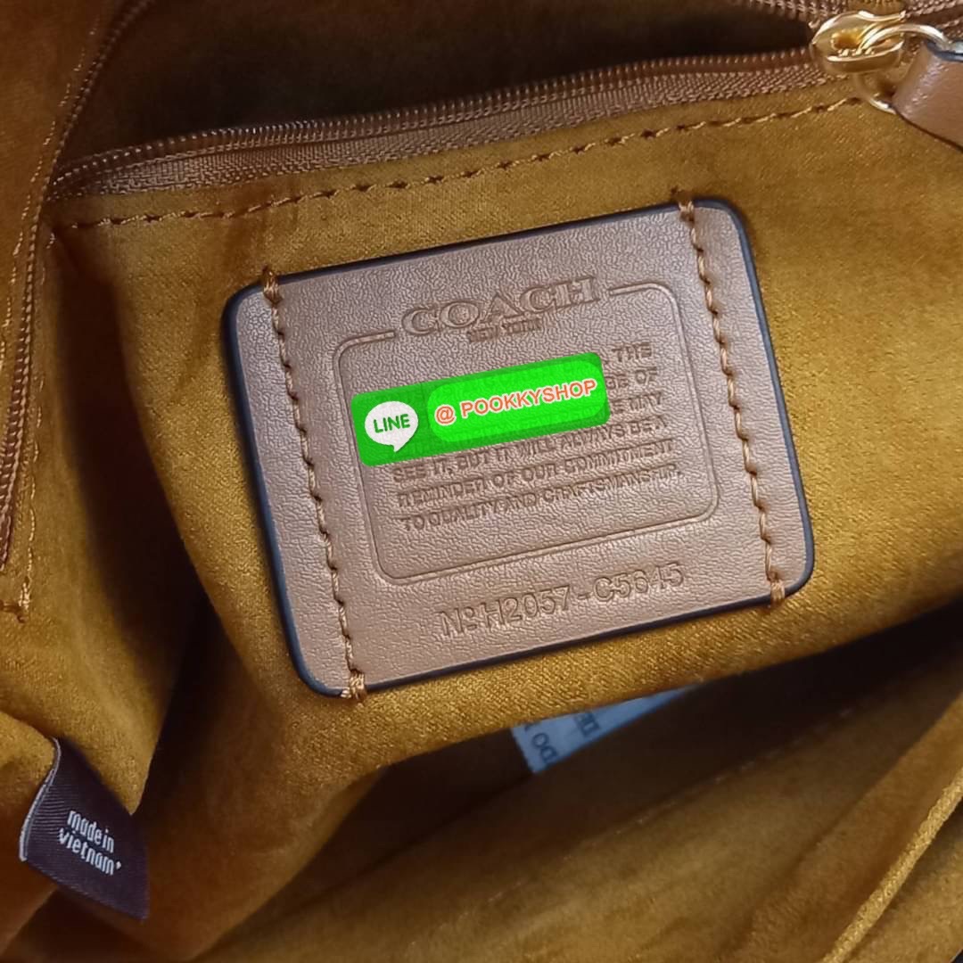 NEW IN💥>>รุ่นหายากก็มา แย่งกันแทบไม่ทัน🌺🌈//>>COACH MARLIE TOP HANDLE SATCHEL IN SIGNATURE CANVAS WITH QUILTING(COACH C5645) 🌺กระเป๋าถือ สะพาย วัสดุหนังแคนวาส ตัดขอบดีเทลด้วยหนังแท้ ขึ้นทรงสวยมากๆ //มีสายสะพายยาว