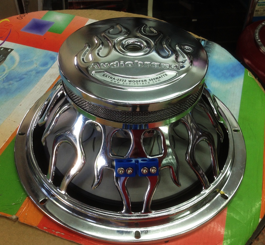 ลำโพงรถยนต์ ซับวูฟเฟอร์ 12 นิ้ว ว้อยคู่ แม่เหล็ก 1 ชั้น ยี้ห้อ AUDIOBAND (จำนวน 2 ดอก)