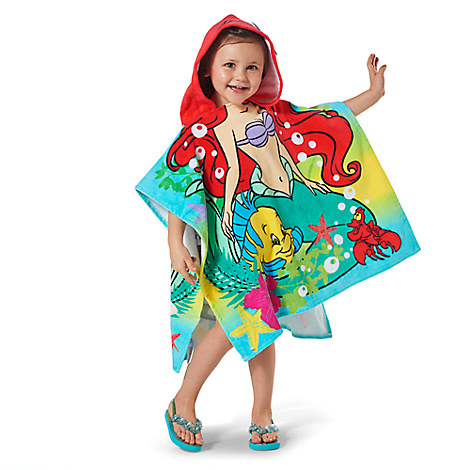 Ariel Hooded Towel for Kids from Disney USA ของแท้100% นำเข้า จากอเมริกา
