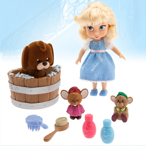 (Mini) Disney Animators' Collection Cinderella Mini Doll Play Set - 5'' ของแท้ นำเข้าจากอเมริกา