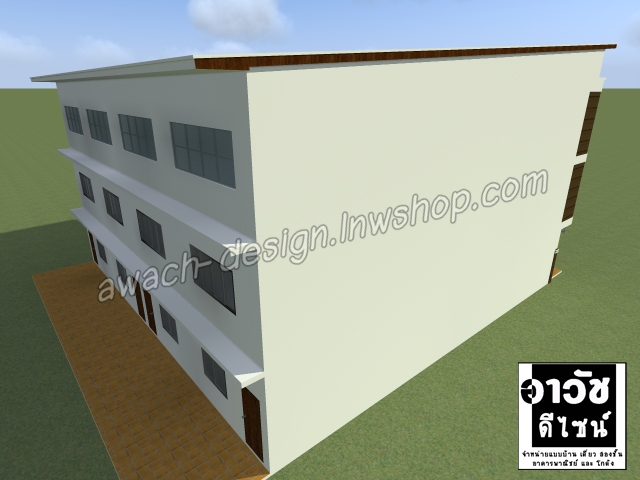 J303 อาคารพาณิชย์ 3 ชั้น 3 ห้องนอน 3 ห้องน้ำ