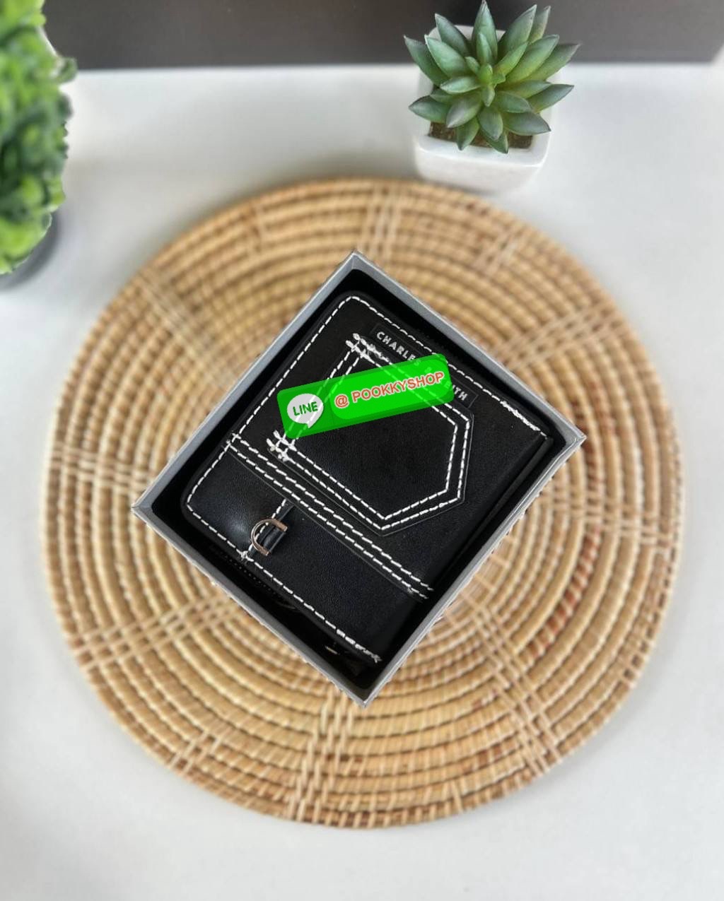 Charles&Keith แท้ Outlet ส่งฟรี กระเป๋าสตางค์ใบสั้น