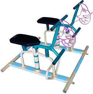 ม้าโยกสปริงหัวสัตว์ 2 ที่นั่ง TSR-5C