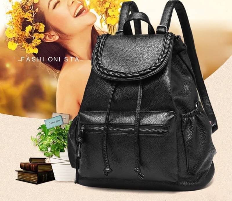 งานช่องซิปหน้า และช่องใส่ของด้านข้างซ้าย-ขวา FASHION STYLE KOREA สินค้ามาใหม่พร้อมส่ง กระเป๋าสะพายแฟชั่นทรงแบ็คแพ็ค วัสดุ pu เนื้อนิ่มมันเงา ขนาดกลางไม่ใหญ่มากเหมาะกับการพกพาของใช้ติดตัวประจำวัน มีช่องใส่ของด้านหน้า ด้านข้าง แบ่งสัดส่วนจัดเก็บของได้หลายช่