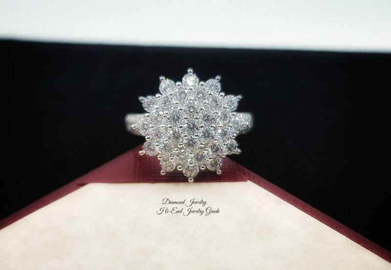 Super Hi-End Quality !!!!!!! Chopard Ring แหวนเพชรแบรนด์โชพาร์ด จิวเวอรี่ระดับโลก ประดับด้วยเพชรสวิสคัดเกรดอย่างดีค่ะ งานสวยเลอค่ามากๆ เพชรใสมากๆๆๆ เล่นไฟดีเว่อร์ๆ ตัวเรือนสีเงิน ชุบทองคำขาว ใส่ออกมาเหมือนของแท้มากที่สุดแล้วค่ะ ด้านในแสตมป์ลึก Chopard ซื้